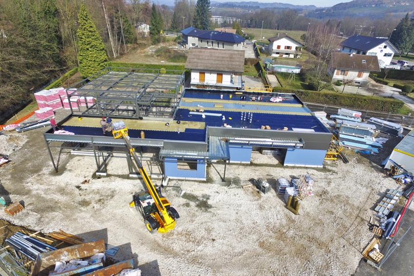 Suivi de chantier Clinique de l'Albanais (du 1er janvier au 5 mars 2018)